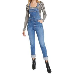NEW Universal Thread Women’s Medium Wash Denim Overalls 16